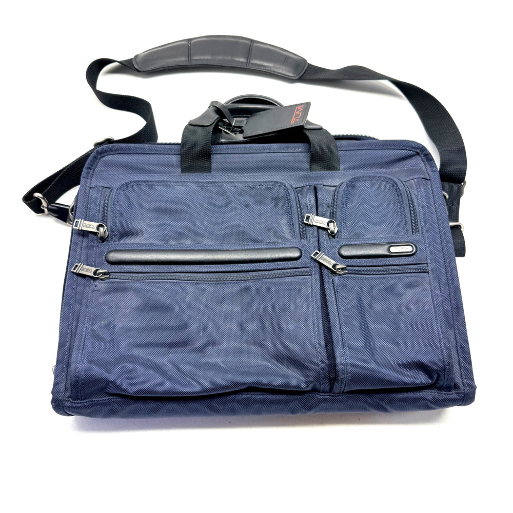 TUMI 26114D4 Briefcase Navy Blue Business Bag